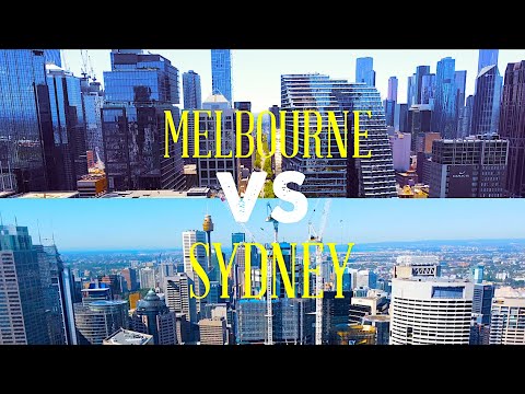 Sydney Skyline Vs Melbourne Skyline Comparison 2021 Australia's 2 biggest cities