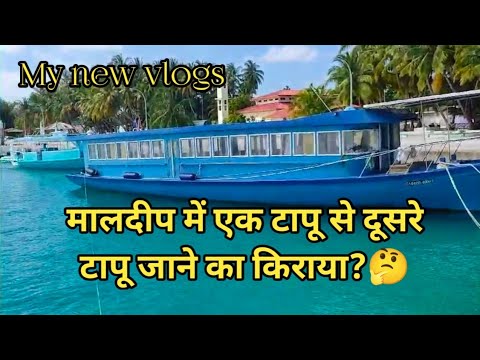 Maldives Me Ek Tapu se Dusre Tapu Jane Ka Kitna Kiraya?#vlog#trending#viralvideo