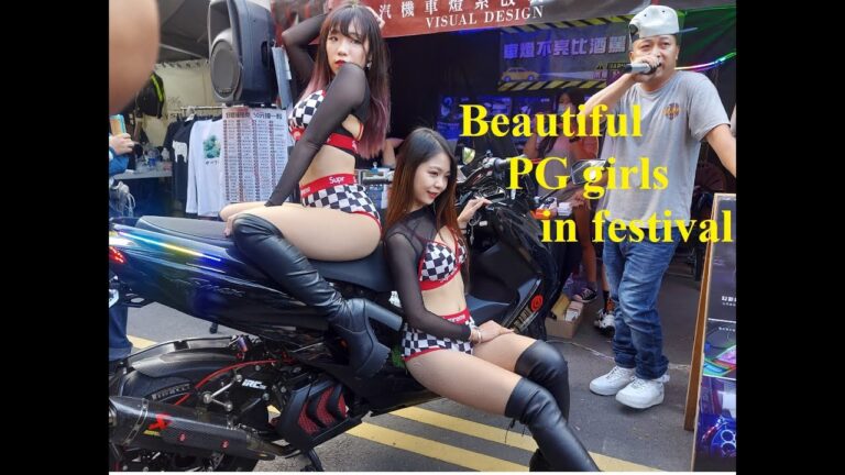 Beautiful PG girls in festival || Automotive Exhibition || Tainan city | part 3