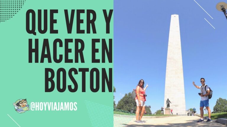 Que ver y hacer en Boston IMPRESCINDIBLES ❗❗