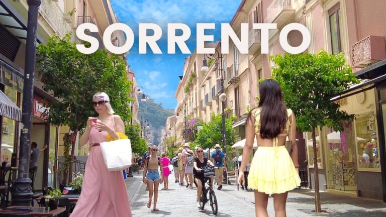 4K Ultra HD Sorrento Italy 🇮🇹 Exquisite 4K Walking Tour of the Gateway to Amalfi Coast