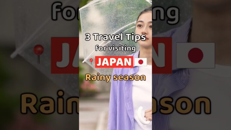 Don’t come to Japan during these months | 3 Travel Tips for visiting Japan during the rainy season