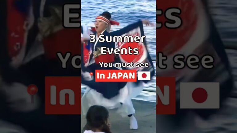 3 Summer Events you must see in Japan 🇯🇵 #shorts #Japan #SummerEvent #thingstodo