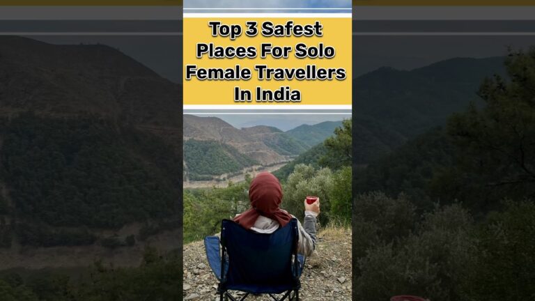 Safest places for Solo female travellers in India. #shorts #short #youtubeshorts #trending #travel