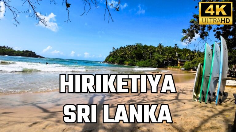 Walking Around Hiriketiya Sri Lanka: Day and Night Party and Surfing Spot