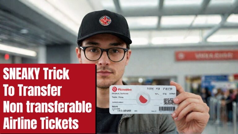 SNEAKY Trick to Transfer Non-Transferable Airline Tickets in 2024! | How to Transfer Tickets