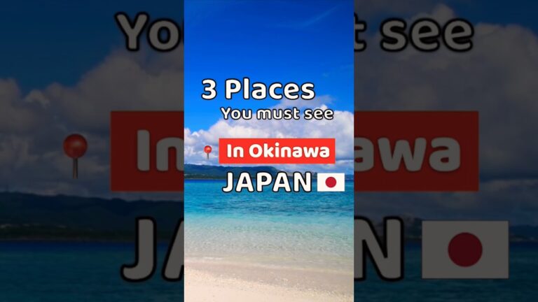 3 Places you must see in Okinawa 🇯🇵 #shorts #Japan #Okinawa #thingstodo