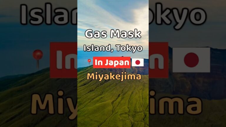 Tokyo’s Hidden Pacific Island | MIYAKEJIMA Island🇯🇵 Gas Mask Island  #shorts #Japan #miyakejima