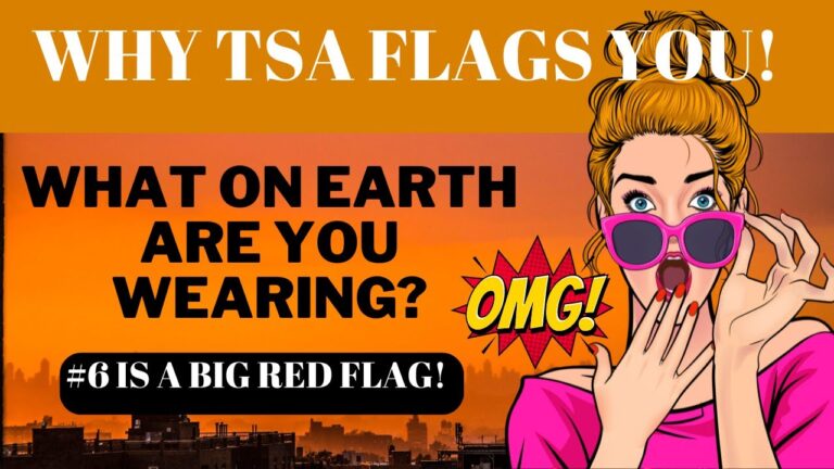 Why TSA Flags You | Wearing Terrible Airport Outfits ✈️ (#6 is a Big Red Flag!)