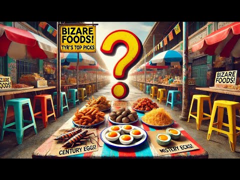 Tyr’s Top Picks: Bizarre Foods from Around the World!