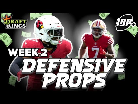 Expert NFL Prop Picks: Best Week 2 DraftKings Defensive Player Bets